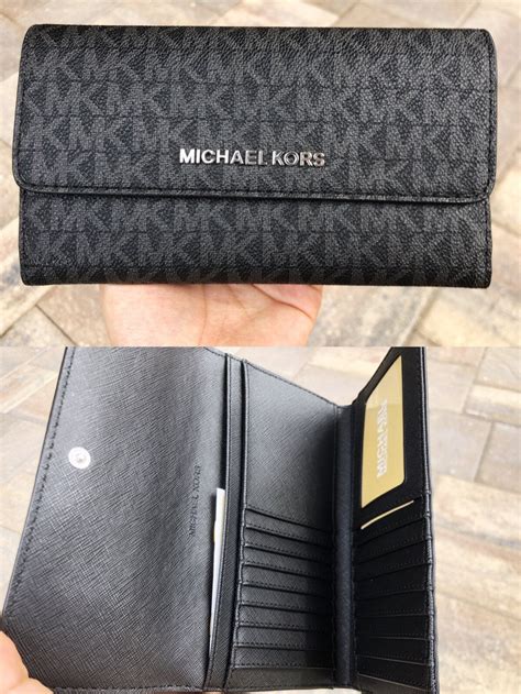 trifold wallet michael kors|michael kors oversized wallet.